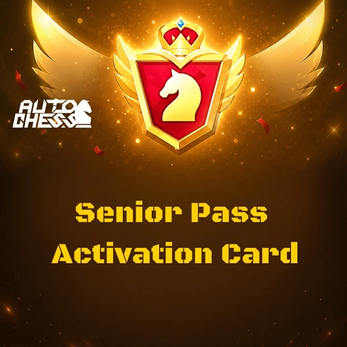 Auto Chess Senior Pass Activation Card