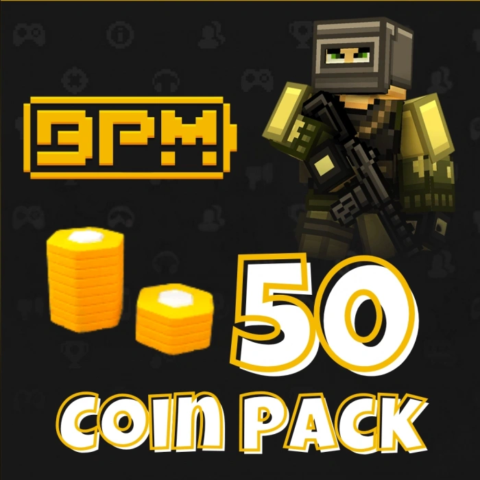 Paquete de 50 monedas en BLOCKPOST Mobile