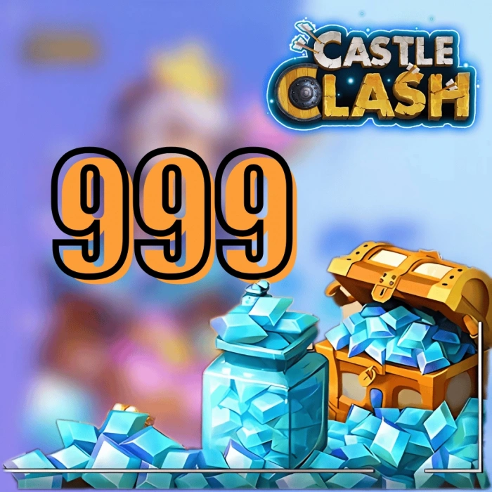 Castle Clash - 999 Rhinestones