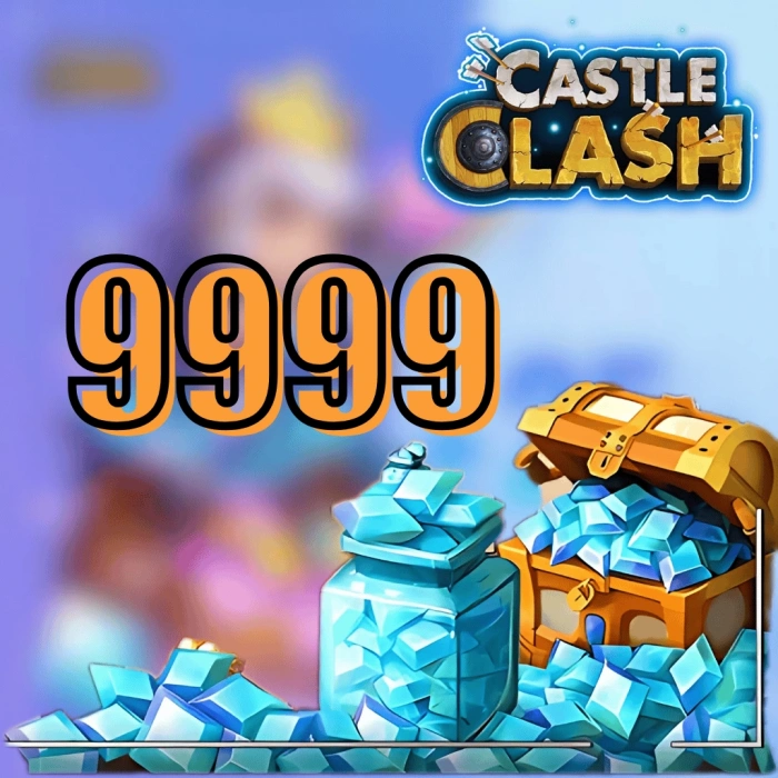 Castle Clash - 9999 Rhinestones
