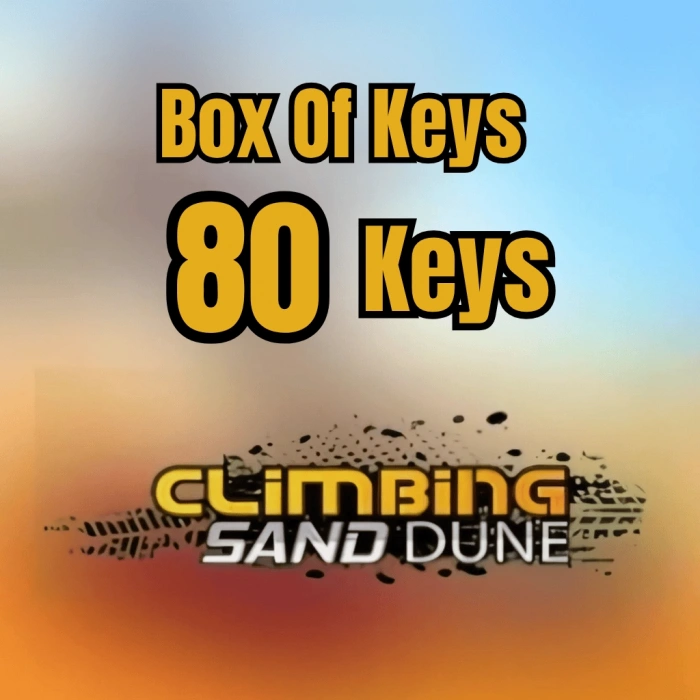 Climbing Sand Dune Box Of Keys - 80 Keys