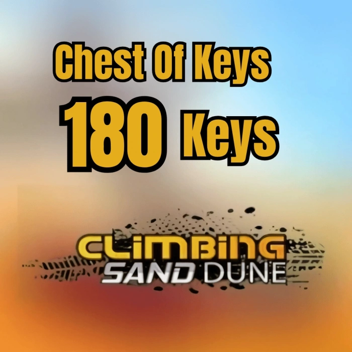 Climbing Sand Dune Chest Of Keys - 180 Keys