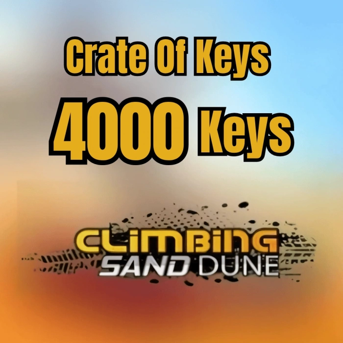 Climbing Sand Dune Crate Of Keys - 4000 Keys