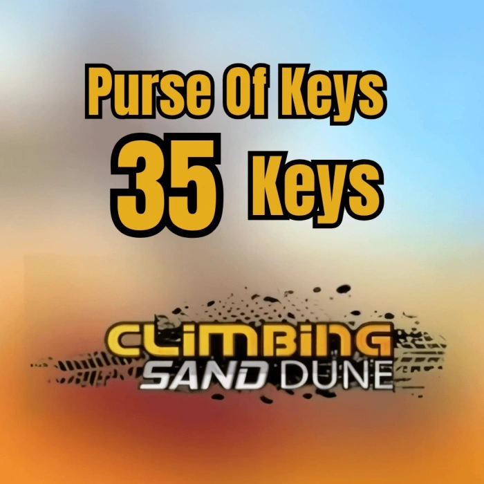 Climbing Sand Dune Purse Of Keys 35 Keys