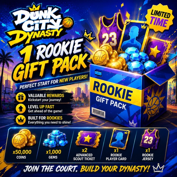 Dunk City Dynasty 1 Rookie Gift Pack