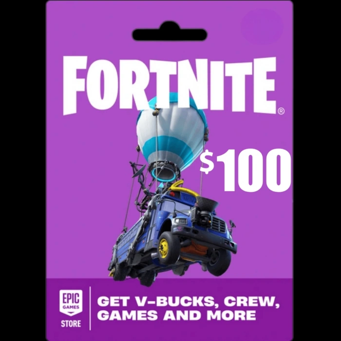 Cartão Fortnite 100$-US Conta V-bucks