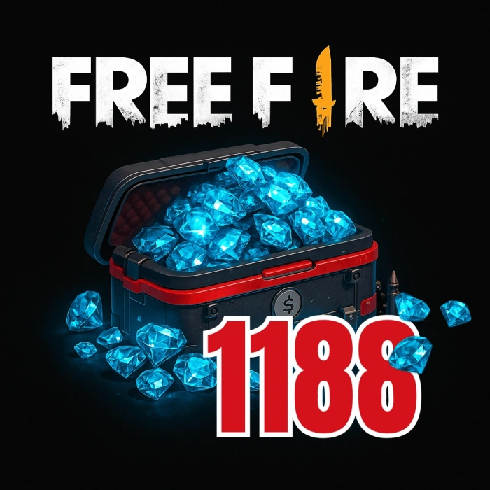 Free Fire 1080 + 108 Diamond Global