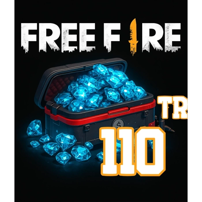 Free Fire 110 Diamantes (100 + 10 de Bônus)