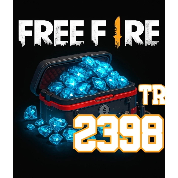 Livre-se do Free Fire 2398 Diamantes (2180 + 218 de bônus)
