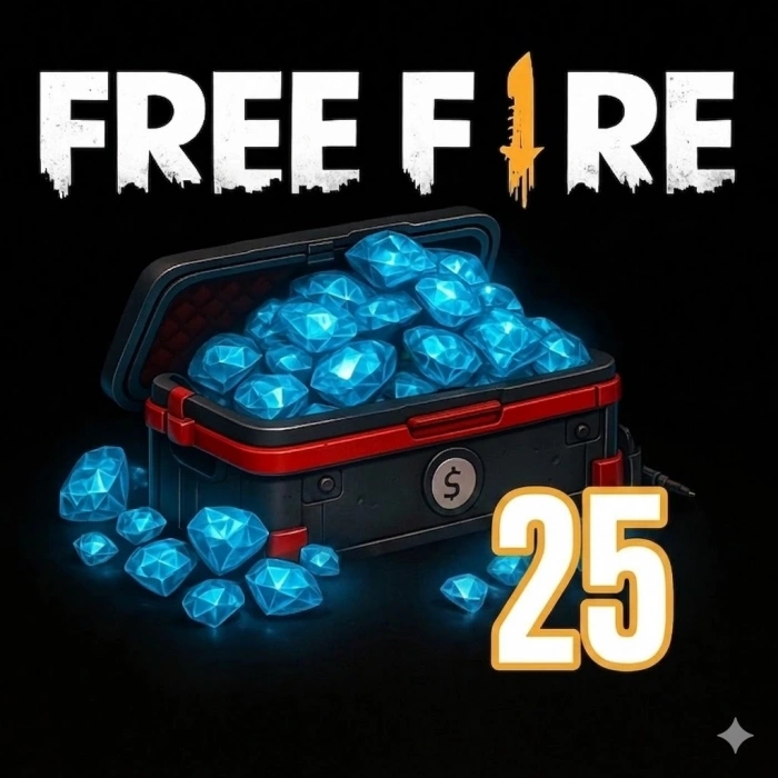 Free Fire 25 Diamonds Global