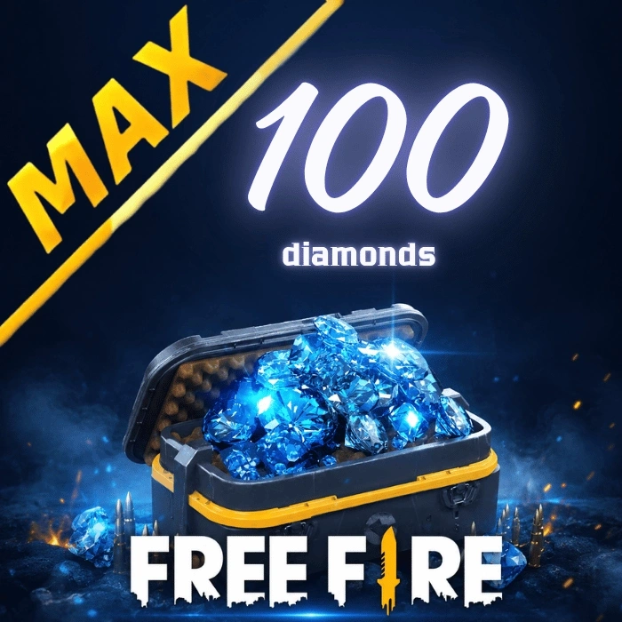 Free Fire MAX 100 diamantes