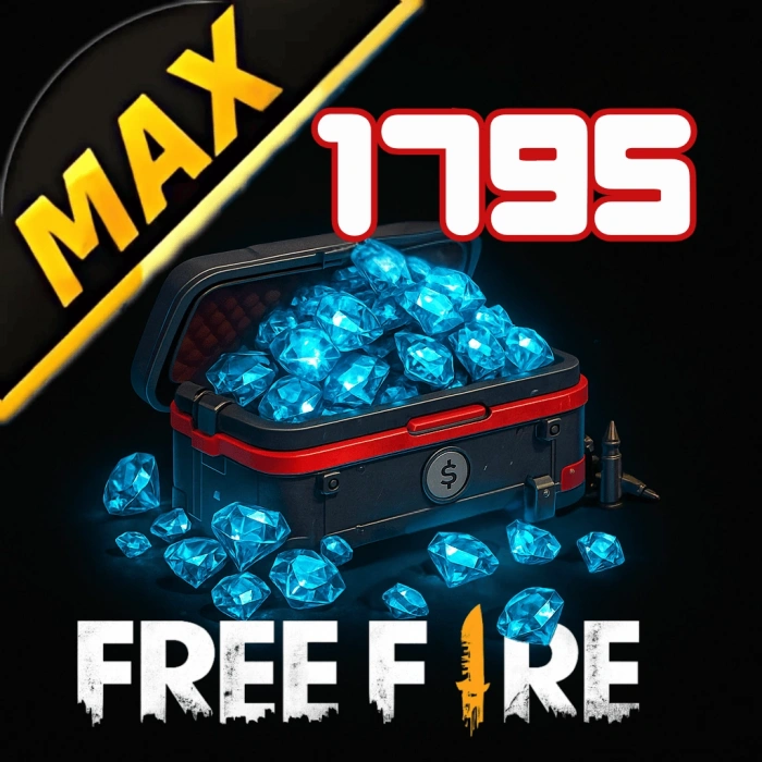 Free Fire MAX 1795 Diamantes