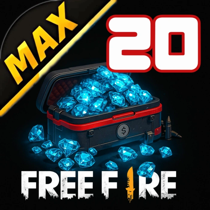 Free Fire MAX 20 Diamantes
