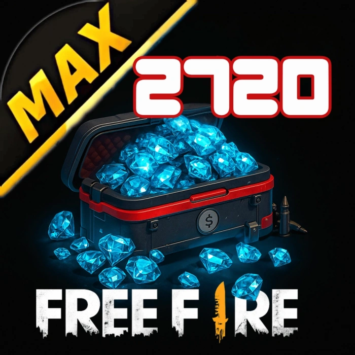 2720 Diamantes Free Fire MAX