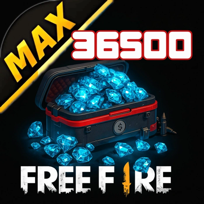 Free Fire MAX 36500 Diamantes