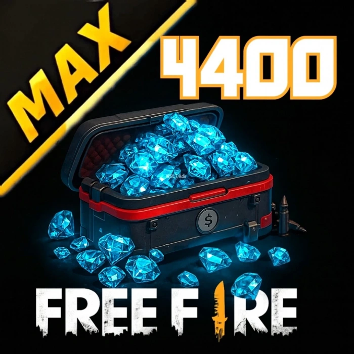 Free Fire MAX 4400 Elmas