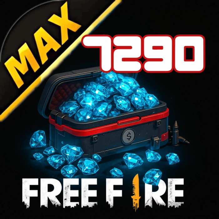 Free Fire MAX 7290 Diamantes