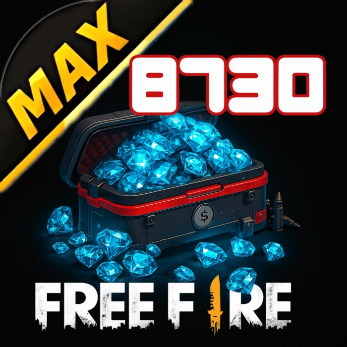 Free Fire MAX 8730 Diamantes