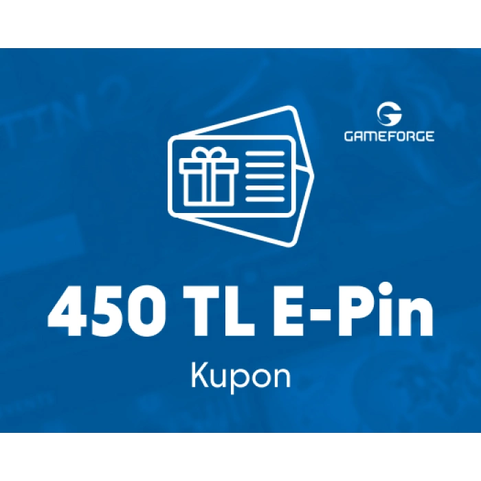 Gameforge 450 TRY E-Pin