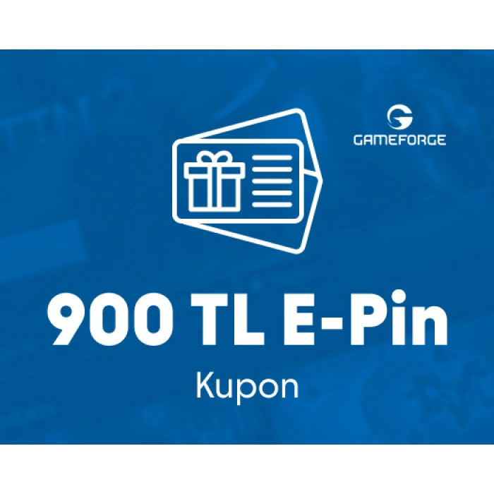 Gameforge 900 TRY E-Pin