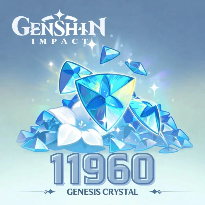 Genshin Impact 11960 Genesis Crystals