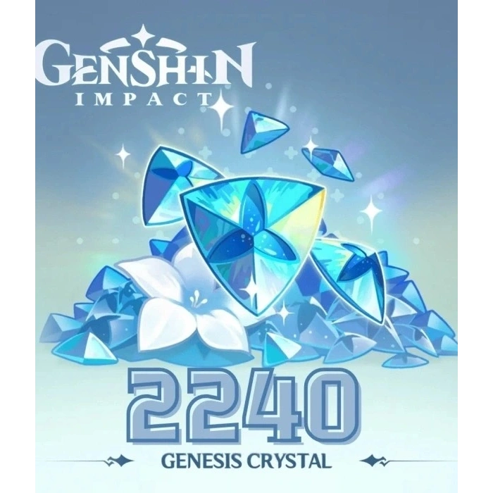 Genshin Impact 2240 Genesis Crystals (MY)