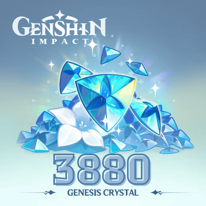 Genshin Impact 3880 Genesis Crystal