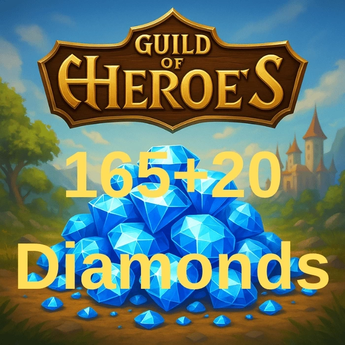 Guild Of Heroes 165 + 20 Diamantes