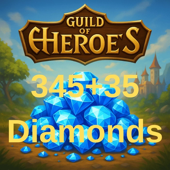 Guild Of Heroes 345 + 35 Diamantes