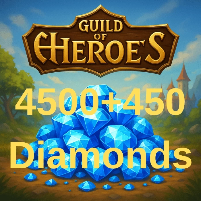 Guild Of Heroes 4500 + 450 Diamantes