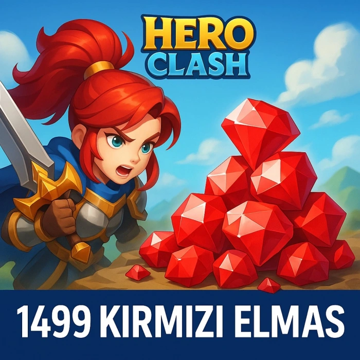 Hero Clash 1499 Diamantes Vermelhos
