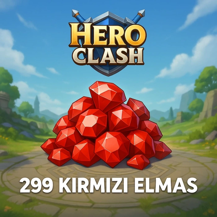 HERO CLASH 299 Diamantes Vermelhos