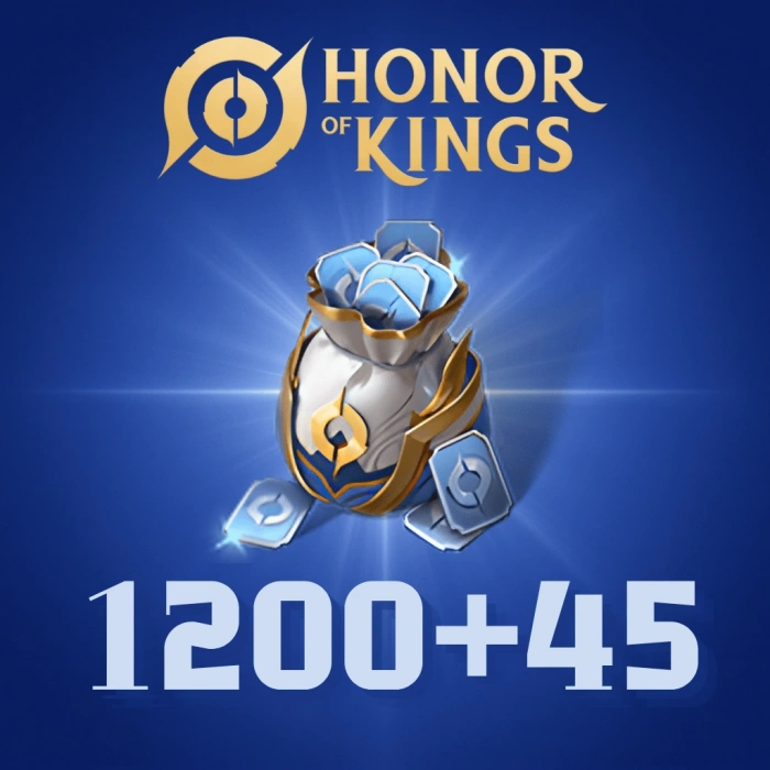 Honor of Kings 1245 (1200+45) Tokens Global
