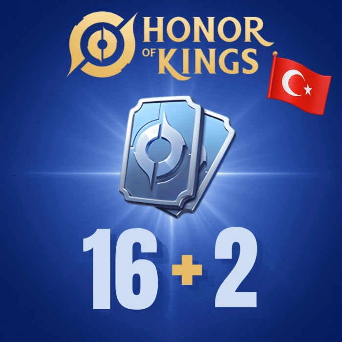 Honor of Kings 16 + 2 Jeton TR