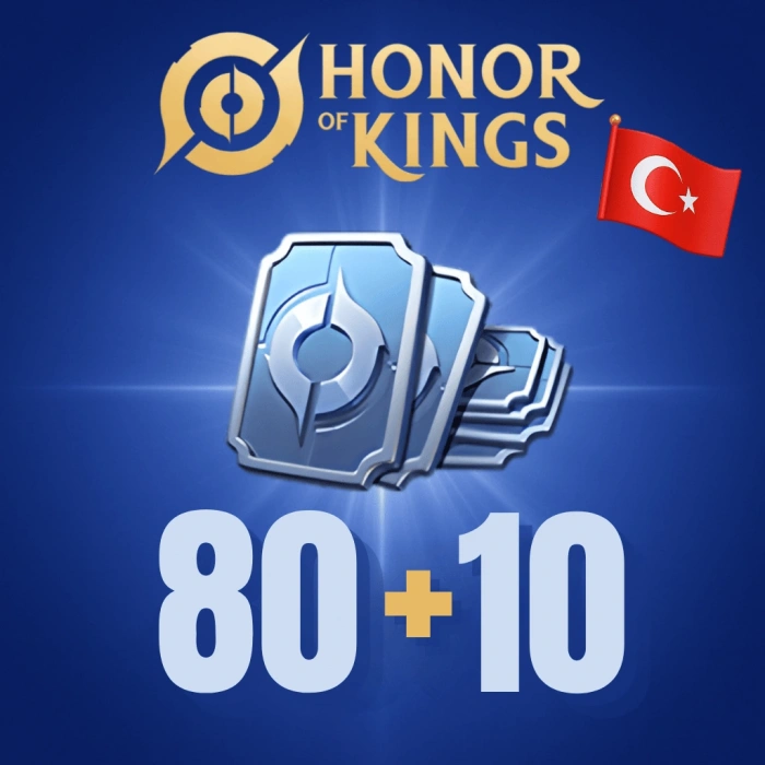 Honor of Kings 80 + 10 Jeton TR