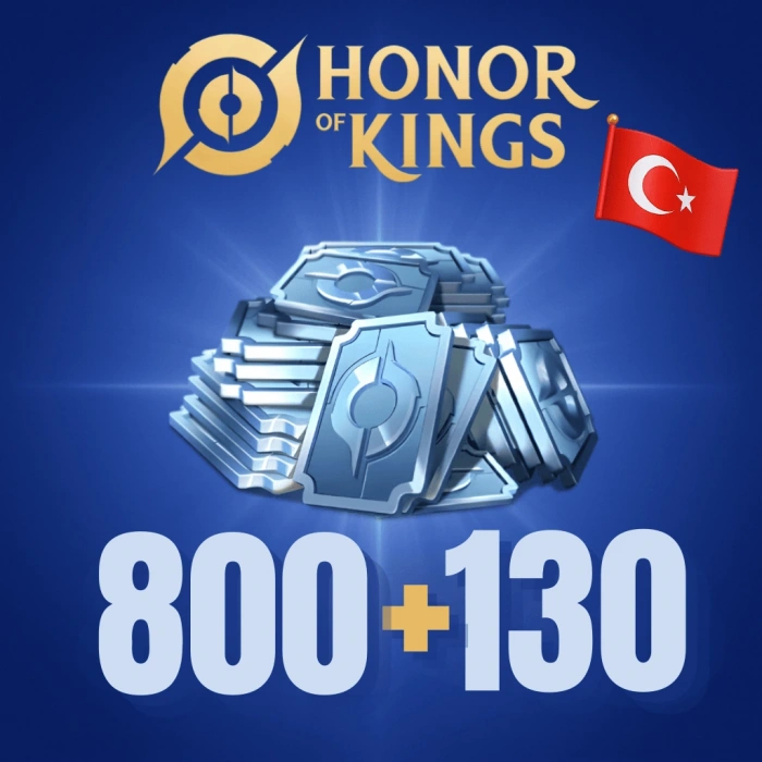 Honor of Kings 800 + 130 Jeton TR