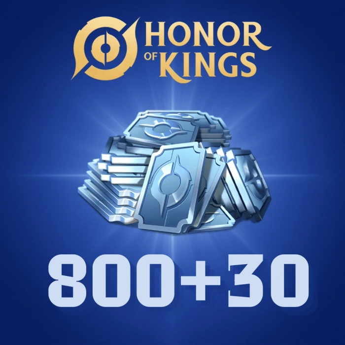 Honor of Kings 830 (800+30) Tokens Global