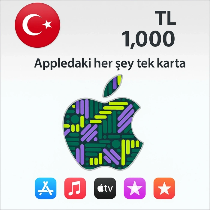 iTunes Gift Card 1000 TL