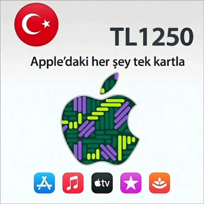 iTunes Gift Card 1250 TL