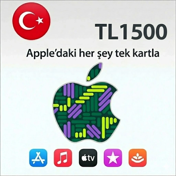 iTunes Gift Card 1500 TL