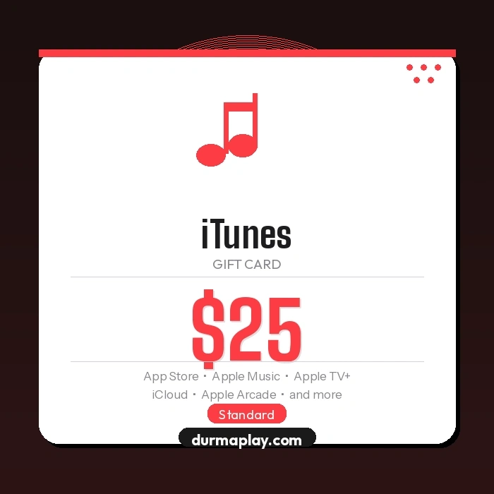 iTunes Gift Card 25 USD