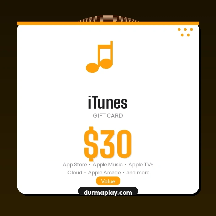 iTunes Gift Card 30 USD