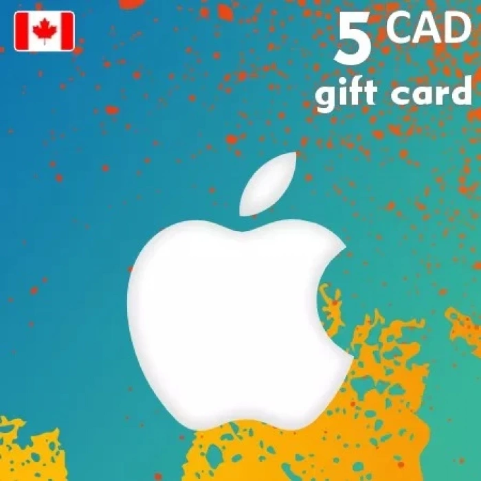 iTunes Gift Card 5$ CAD