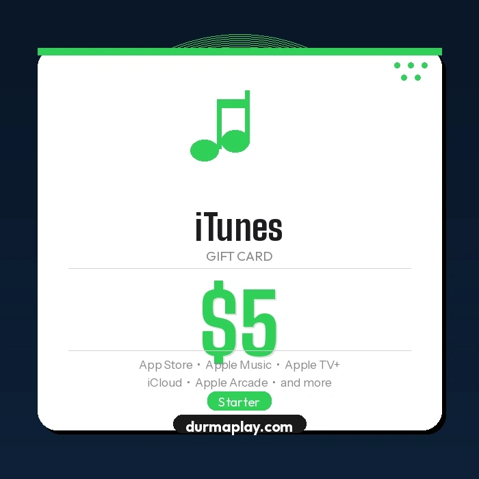 iTunes Gift Card 5 USD