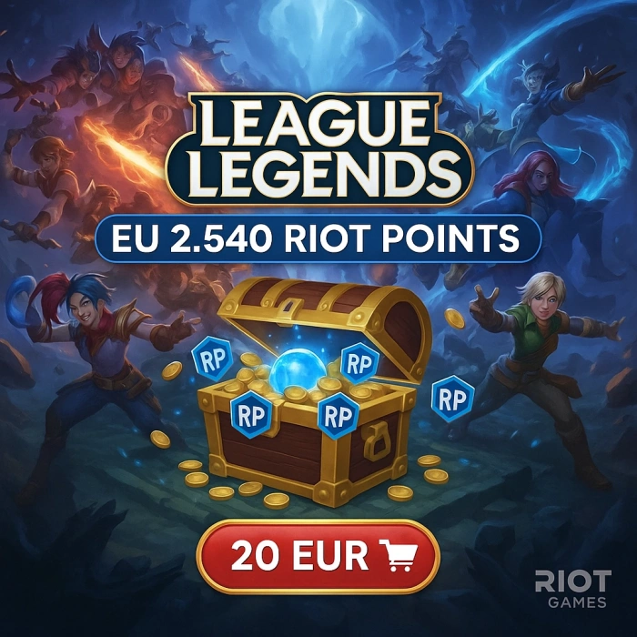LoL 2540 RP EU West 20 EUR