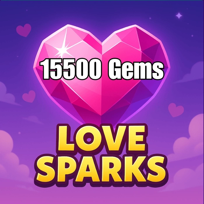 Love Sparks 15500 Gems