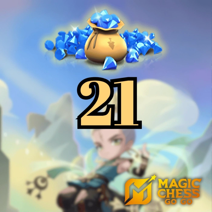 Magic Chess: Go Go 21 Diamantes