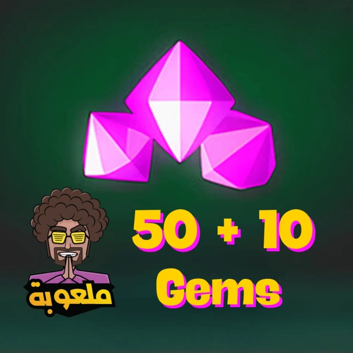Malooba 50 Gems + 10 Free