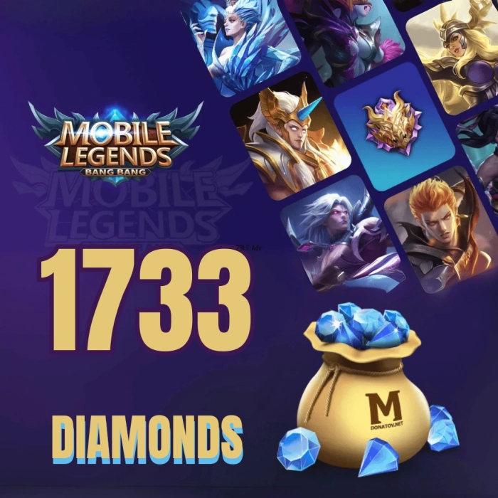 MLBB 1733 Diamantes PHP