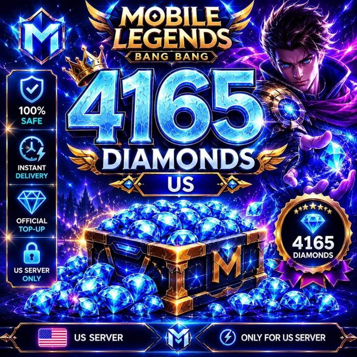 MLBB 3500+665 Diamonds US